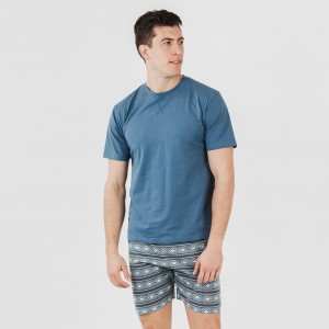 Pijama corto algodón hombre... 2