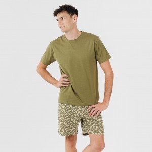 Pijama corto algodón hombre... 2