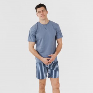 Pijama corto algodón hombre... 2