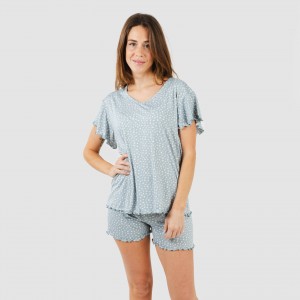Pijama manga corta mujer... 2