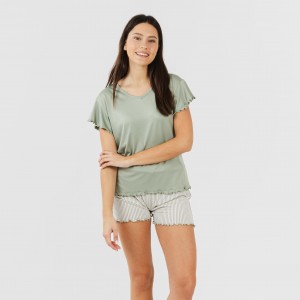 Pijama manga corta mujer... 2