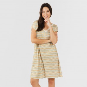 Vestido corto manga fluida... 2