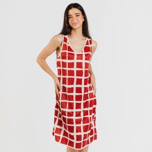 Vestido midi tirantes soft...