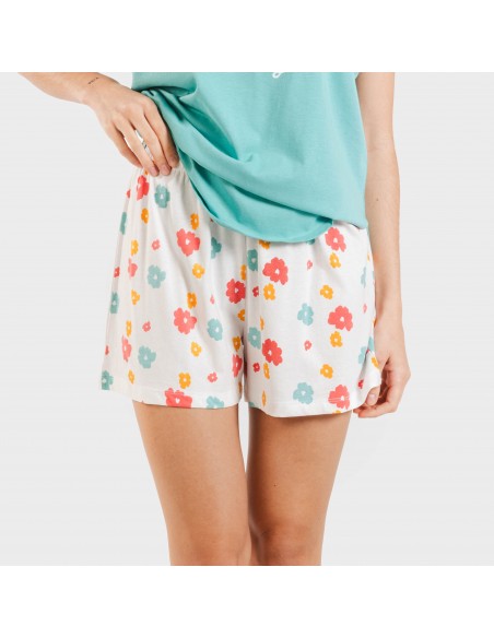 Pijama corto algodón Maracas pijamas-cortos-mujer