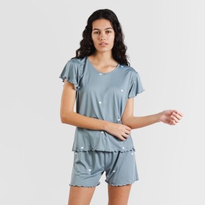 Pijama manga corta mujer... 2