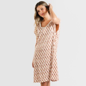 Vestido corto manga fluida... 2