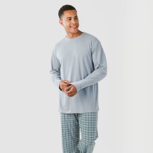 Pijama largo algodón hombre... 2