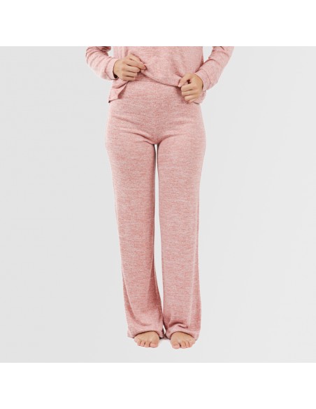 Pijama angorina liso pijamas-largos-de-mujer