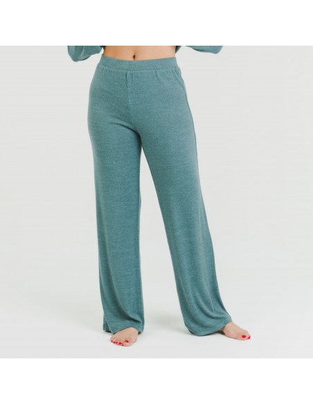 Pijama angorina liso pijamas-largos-de-mujer