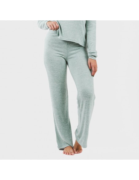 Pijama angorina liso pijamas-largos-de-mujer