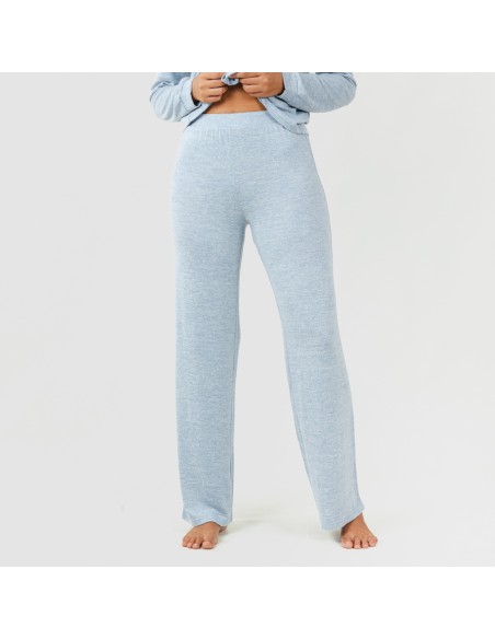 Pijama angorina liso pijamas-largos-de-mujer