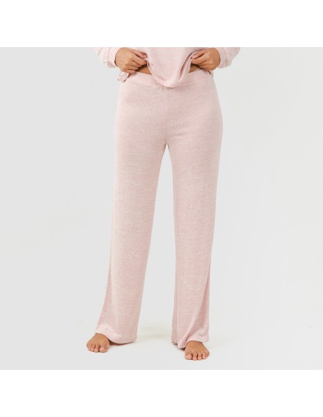 Pijama angorina liso pijamas-largos-de-mujer