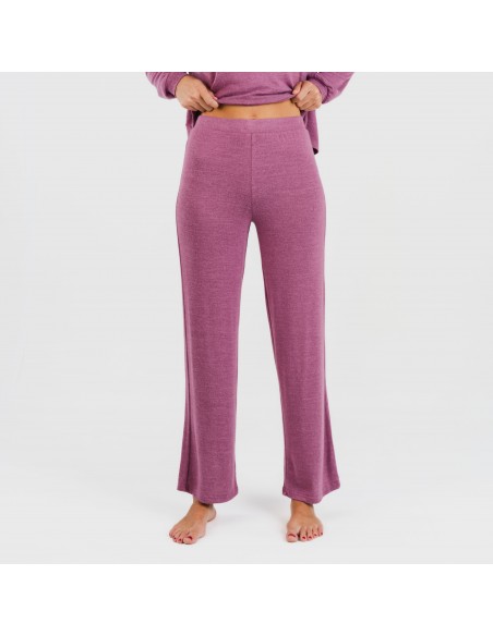 Pijama angorina liso pijamas-largos-de-mujer