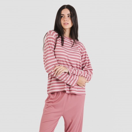 Pijama Canalé Bicolor pijamas-largos-de-mujer