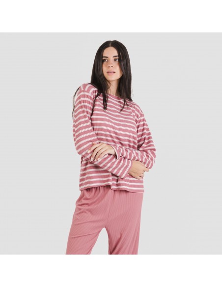 Pijama Canalé Bicolor pijamas-largos-de-mujer