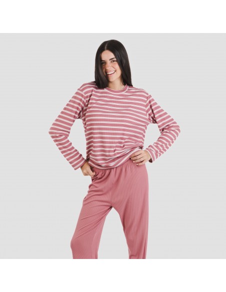 Pijama Canalé Bicolor pijamas-largos-de-mujer