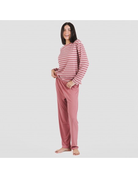 Pijama Canalé Bicolor pijamas-largos-de-mujer