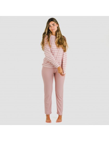 Pijama Canalé Bicolor pijamas-largos-de-mujer