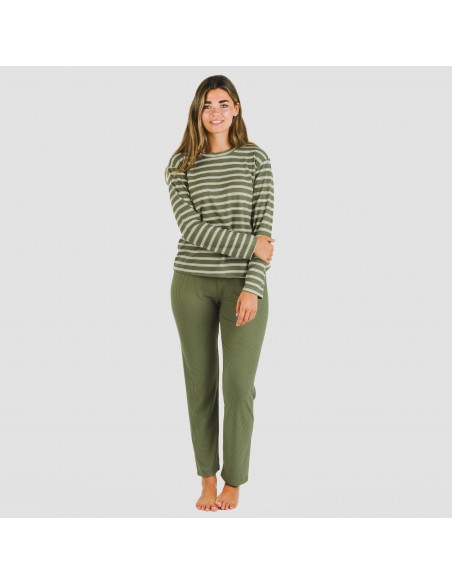 Pijama Canalé Bicolor pijamas-largos-de-mujer