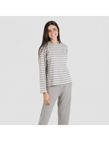 Pijama Canalé Bicolor pijamas-largos-de-mujer