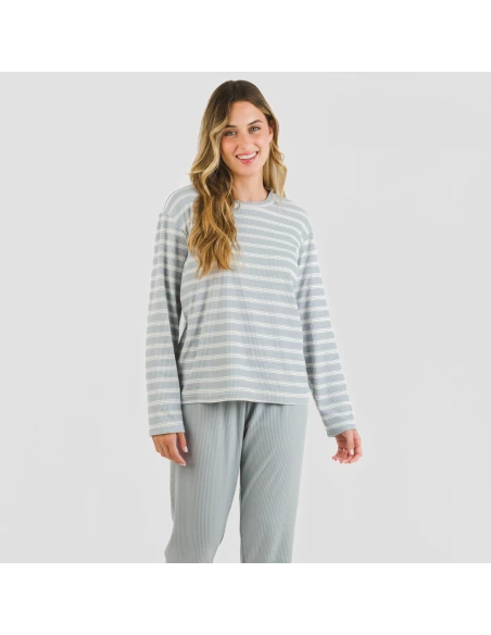 Pijama Canalé Bicolor pijamas-largos-de-mujer