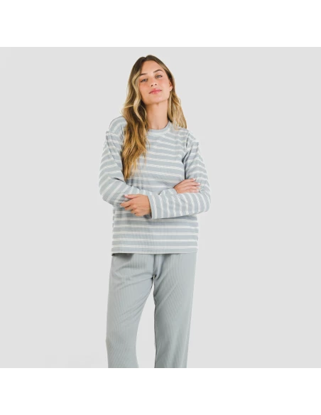 Pijama Canalé Bicolor pijamas-largos-de-mujer