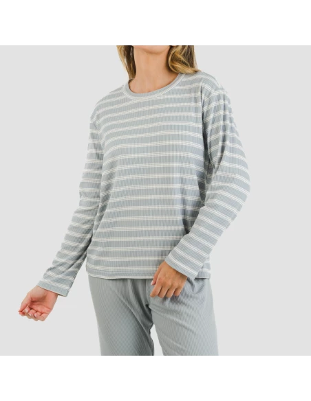 Pijama Canalé Bicolor pijamas-largos-de-mujer