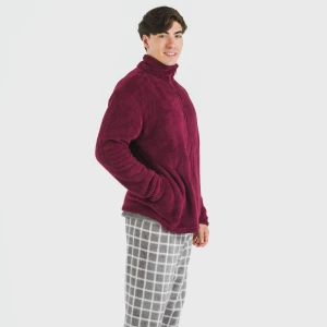 Sudadera coral hombre lisa 2