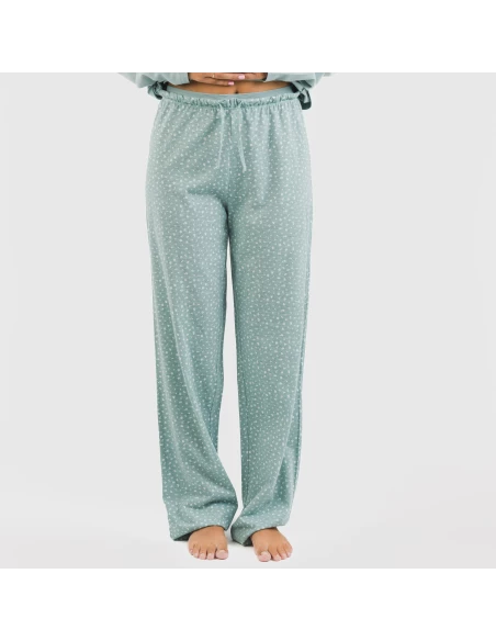 Pijama largo algodón Anita indigo pijamas-largos-de-mujer