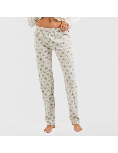 Pijama polar Tulina natural pijamas-de-invierno-de-mujer