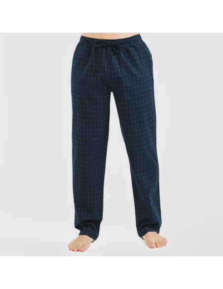 Pijama hombre franela Monclova gris mezcliyado pijamas-largos-hombre