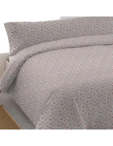 Funda nórdica algodón Alda rosa algodon-100