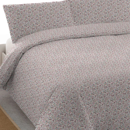 Funda nórdica algodón Alda rosa algodon-100