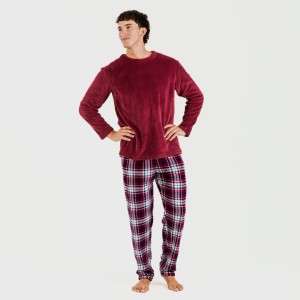Pijama coral hombre Cuadro... 2