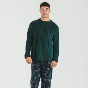 Pijama coral hombre Cuadro... 2