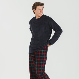 Pijama coral hombre Cuadro... 2