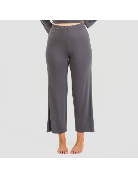 Pijama largo viscosa mujer liso pijamas-largos-de-mujer