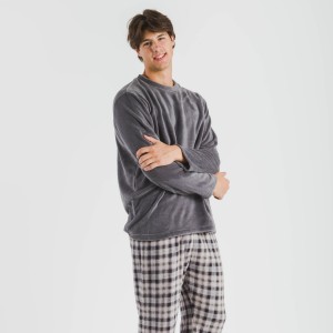 Pijama coral hombre Cuadro... 2