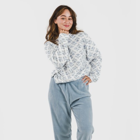 Pijama coral Etea indigo pijamas-de-invierno-de-mujer