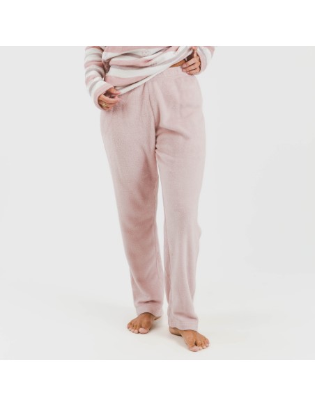 Pijama coral Raya Wilma rosa pijamas-de-invierno-de-mujer