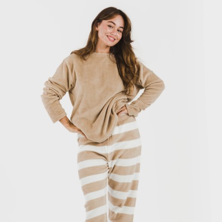 Pijama coral Raya Vinia arena pijamas-de-invierno-de-mujer