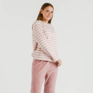 Pijama coral Jeannine rosa 2