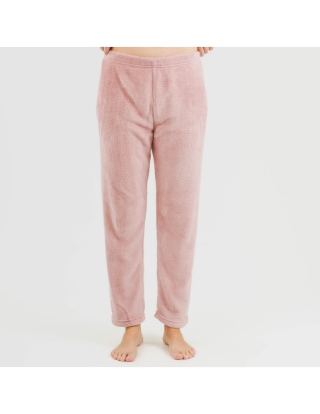 Pijama coral Jeannine rosa pijamas-de-invierno-de-mujer