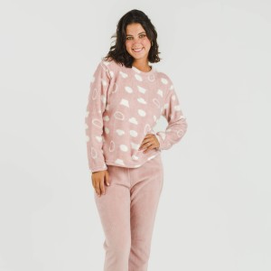 Pijama coral Papiro rosa