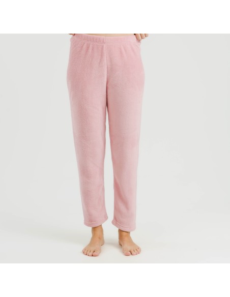 Pijama coral Vickie rosa palo pijamas-de-invierno-de-mujer