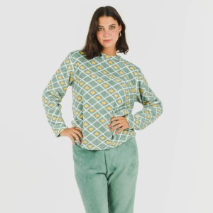 Pijama coral Ilena verde