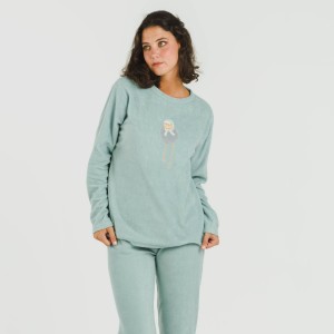 Pijama polar Frosty verde... 2