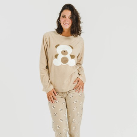 Pijama polar Mimoso topo pijamas-de-invierno-de-mujer