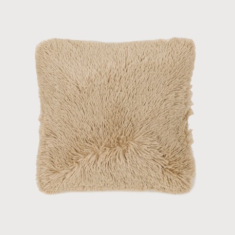 Cojín cuadrante pelo sherpa liso 45x45 cojines-decorativos-lisos