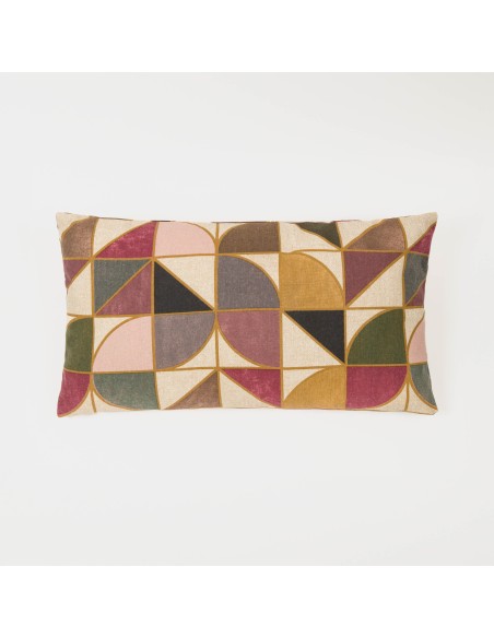 Cojín rectangular antimanchas 30x50 Monterrrey - funda + relleno rectangular-estampadas